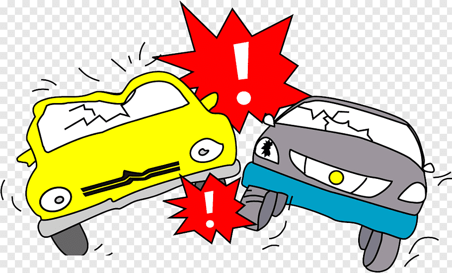 Personal Injury Through A Traffic Collision cartoon