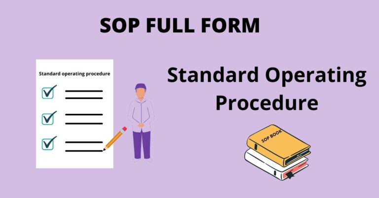 SOP-FULL-FORM SOP-FULL-FORM