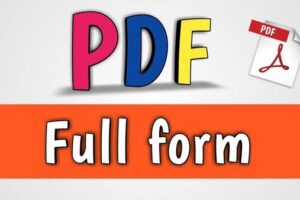 pdf full form
