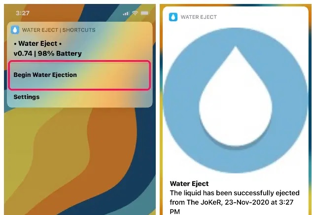 How to Water Eject from Your iPhone Using Siri Shortcuts