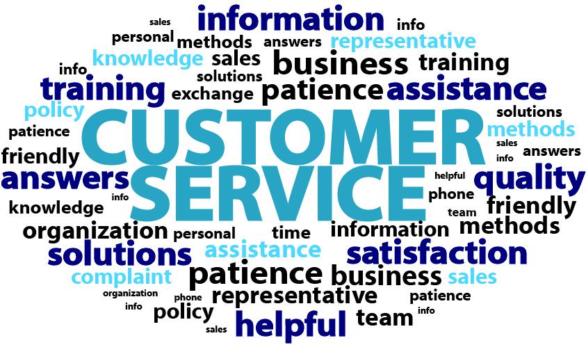 What are the three most important things in customer service?