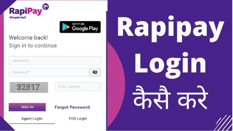 Rapipay Login- Rapipay Agent Registration Online