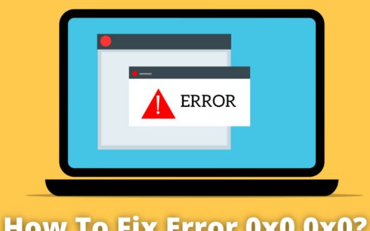How to Fix Error 0x0 0x0 From Windows Permanently?