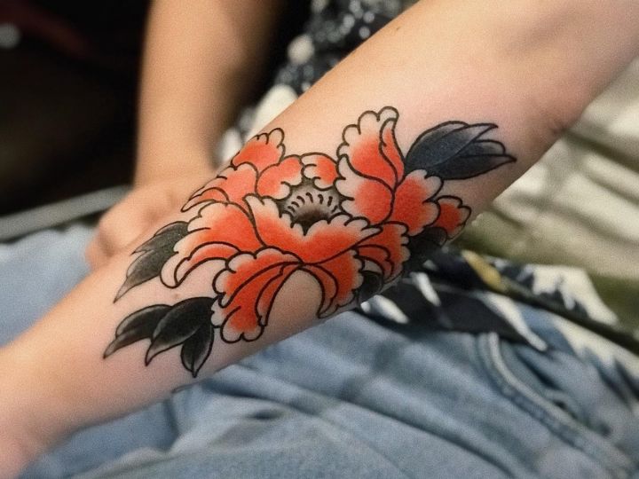 Japanese Flowers Tattoo transparent PNG  StickPNG