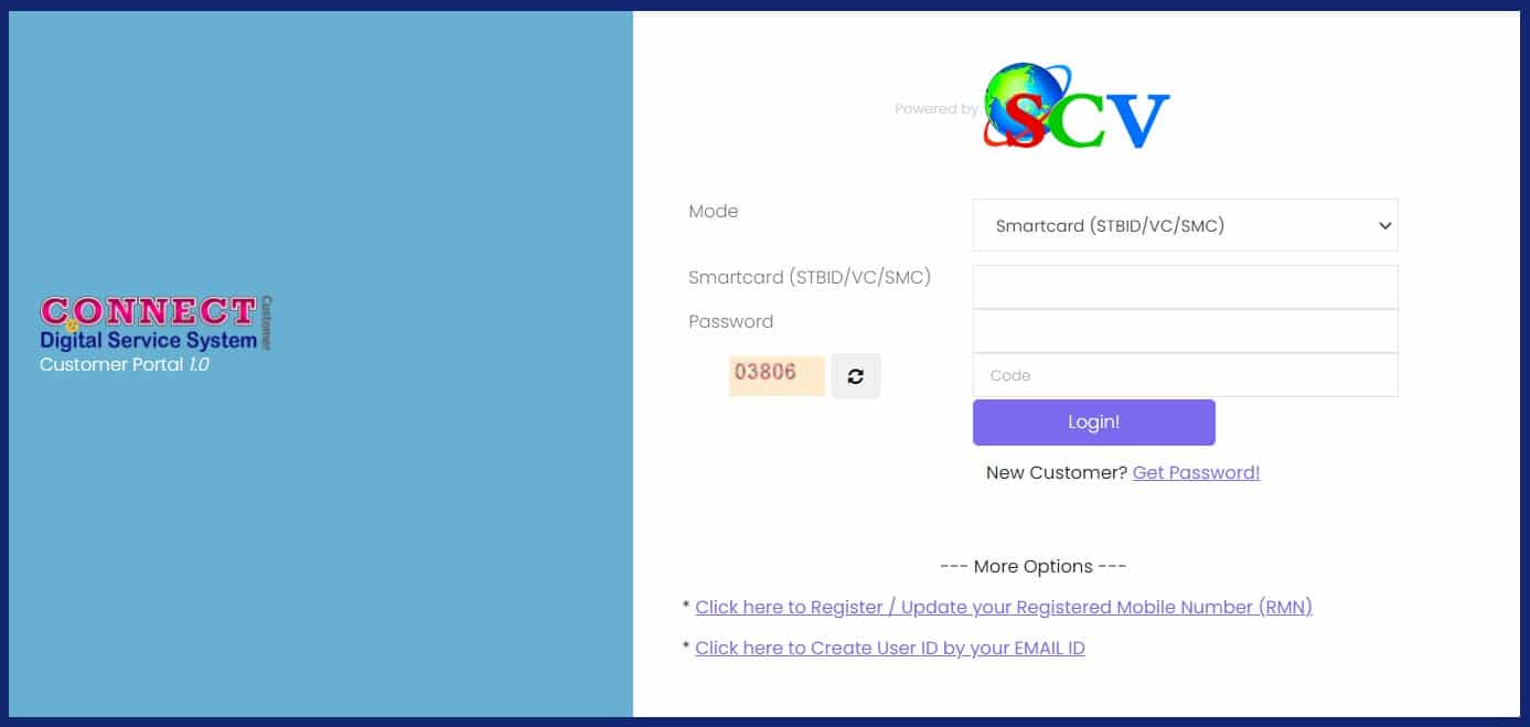 SCV Portal Login Lite, Registration, Quick pay, Operator Login