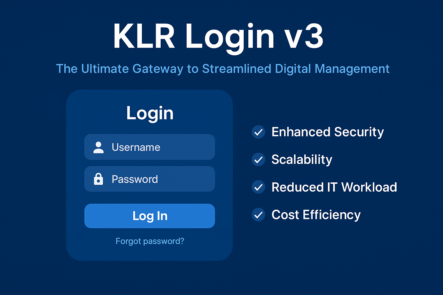 KLR Login v3: The Ultimate Gateway to Streamlined Digital Management