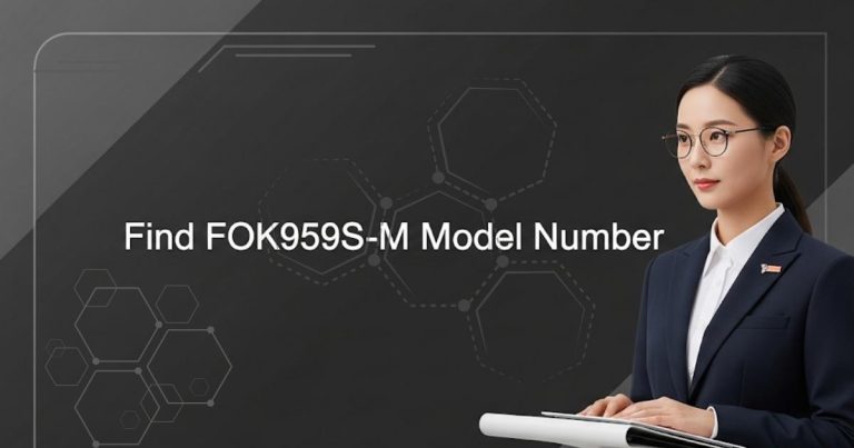Find FOK959S-M Model Number: A Complete Guide