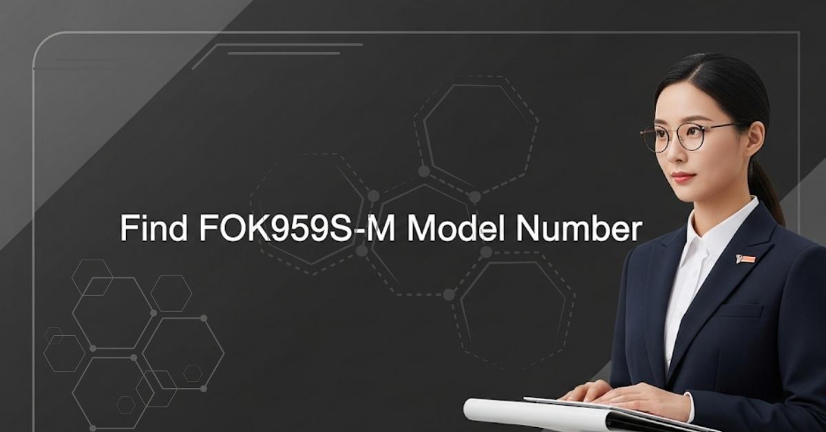 Find FOK959S-M Model Number: A Complete Guide
