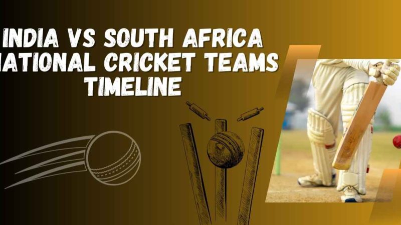 India vs South Africa National Cricket Teams Timeline