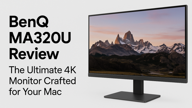 BenQ MA32OU Review: The Ultimate 4K Monitor Crafted for Your Mac Experience