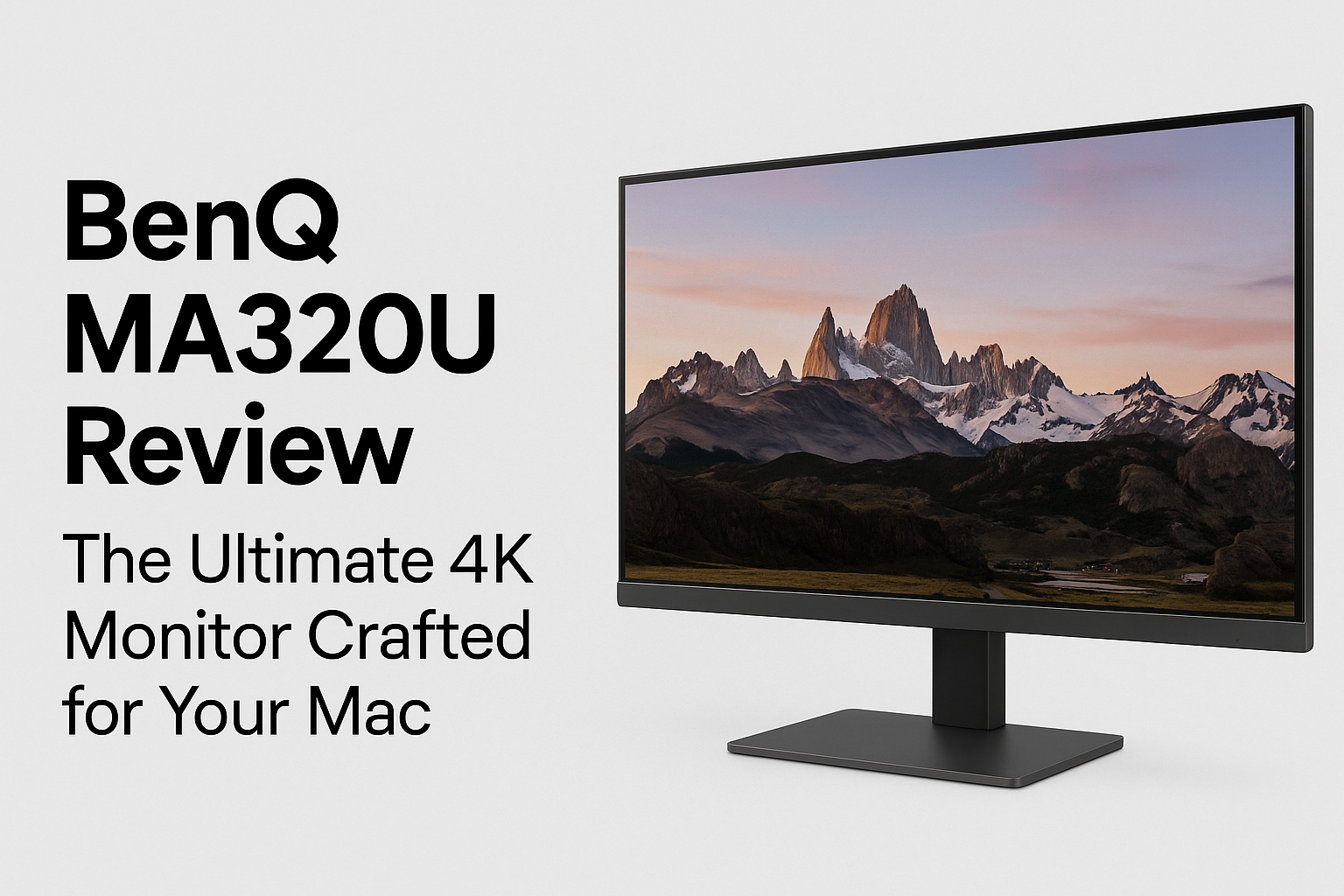 BenQ MA32OU Review: The Ultimate 4K Monitor Crafted for Your Mac Experience