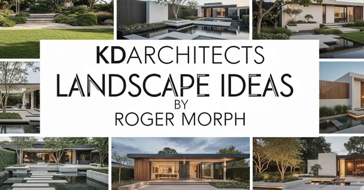 KDArchitects Landscape Ideas by Roger Morph: Green Designs