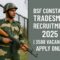 BSF Constable Tradesman Recruitment 2025