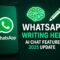 WhatsApp Writing Help Feature