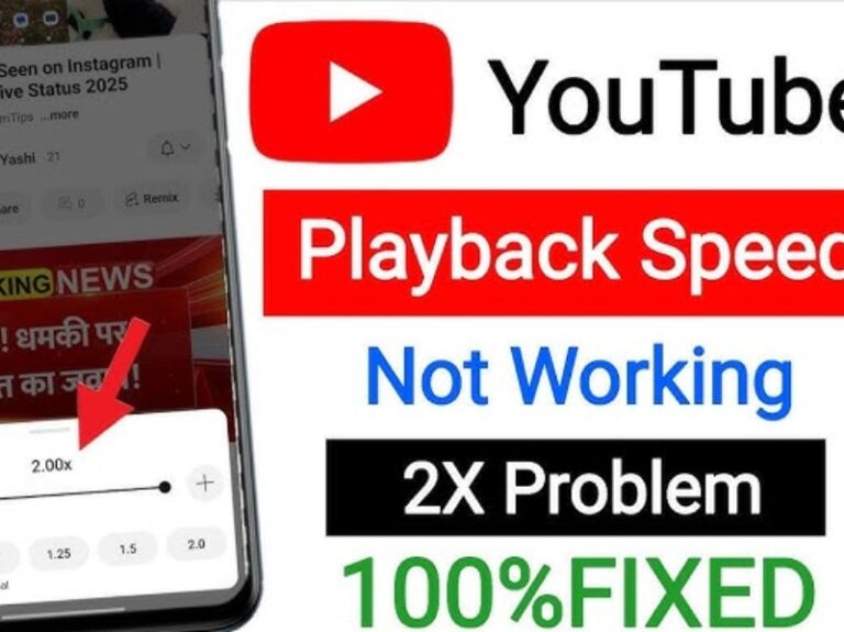 Youtube Playback Speed