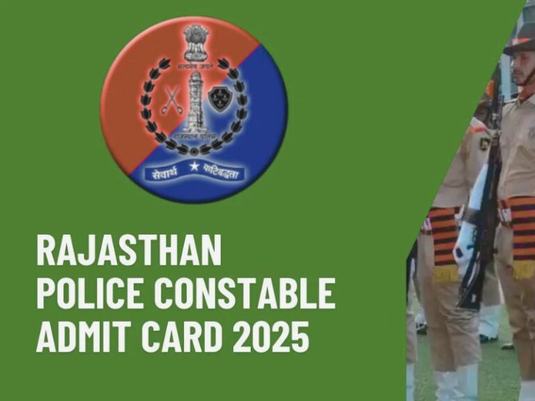 Rajasthan Police Admit Card