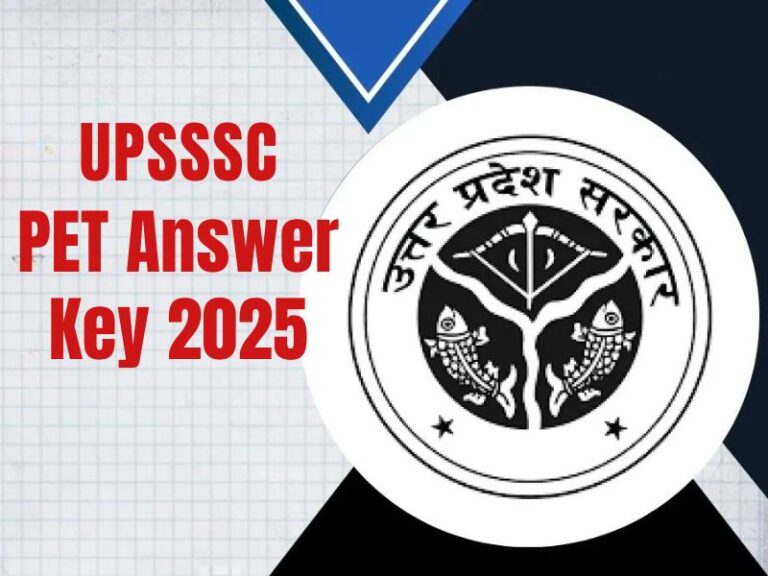 UPSSSC PET Answer Key 2025