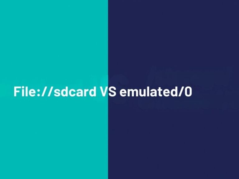 file://sdcard vs /storage/emulated/0
